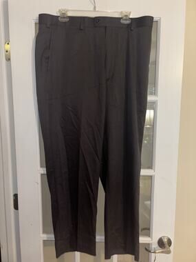 NWT Braggi Mid Grey Men’s Business Pants Flat Front 38x30